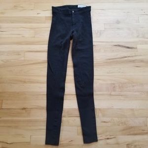 rag & bone black ski style leggings 24